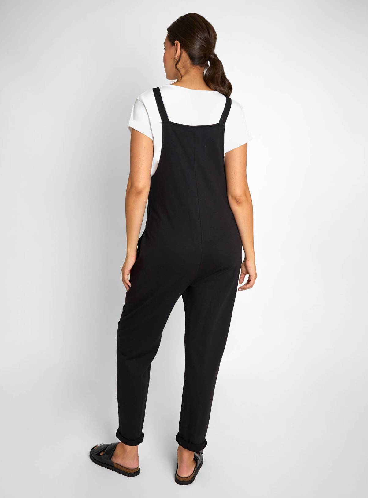 JOJO MAMAN BÉBÉ Jersey Maternity Dungarees L - Image 3
