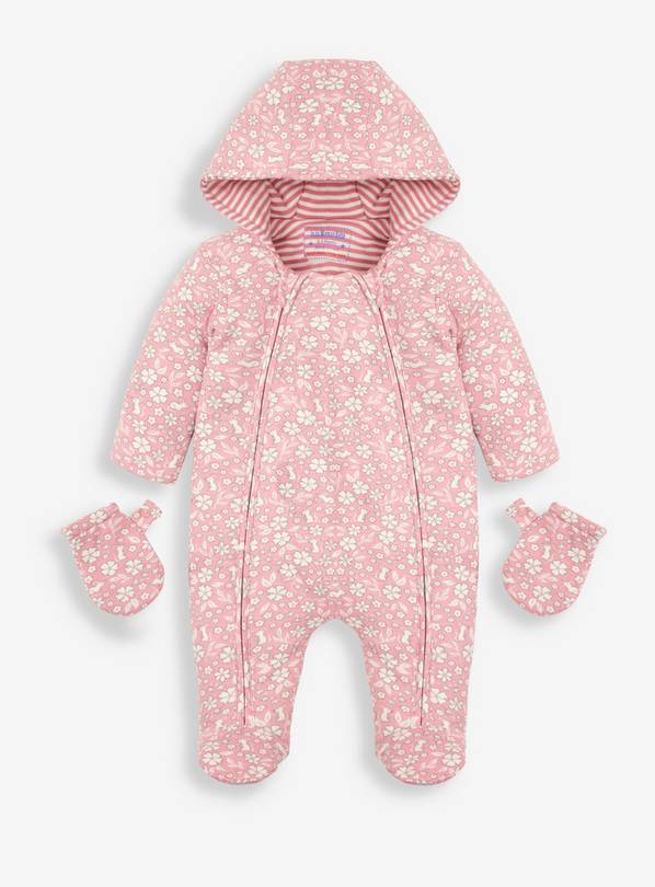 JOJO MAMAN BÉBÉ Mouse Print Pramsuit 9-12 months