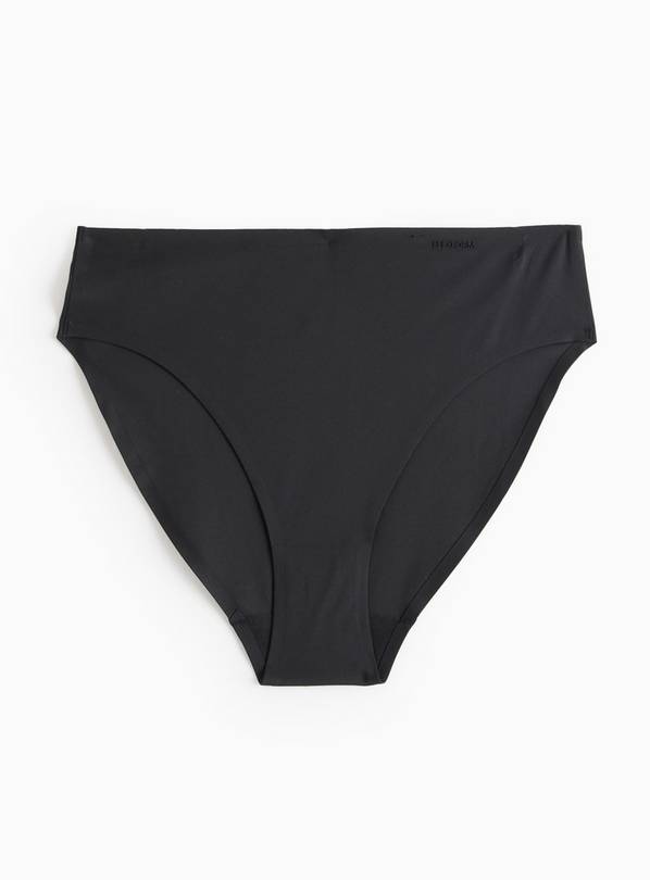 Flexform™ Black Bonded High Leg Knickers 22