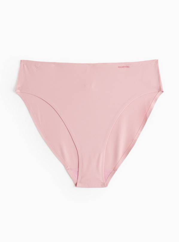 Pink Bonded High Leg Knickers 18