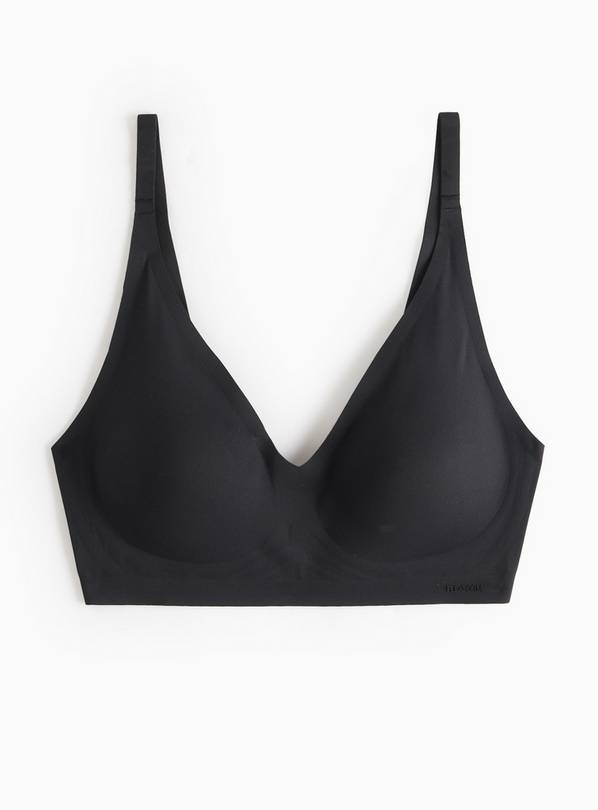 Flexform™ Black High Apex Bonded Plunge Bra XL