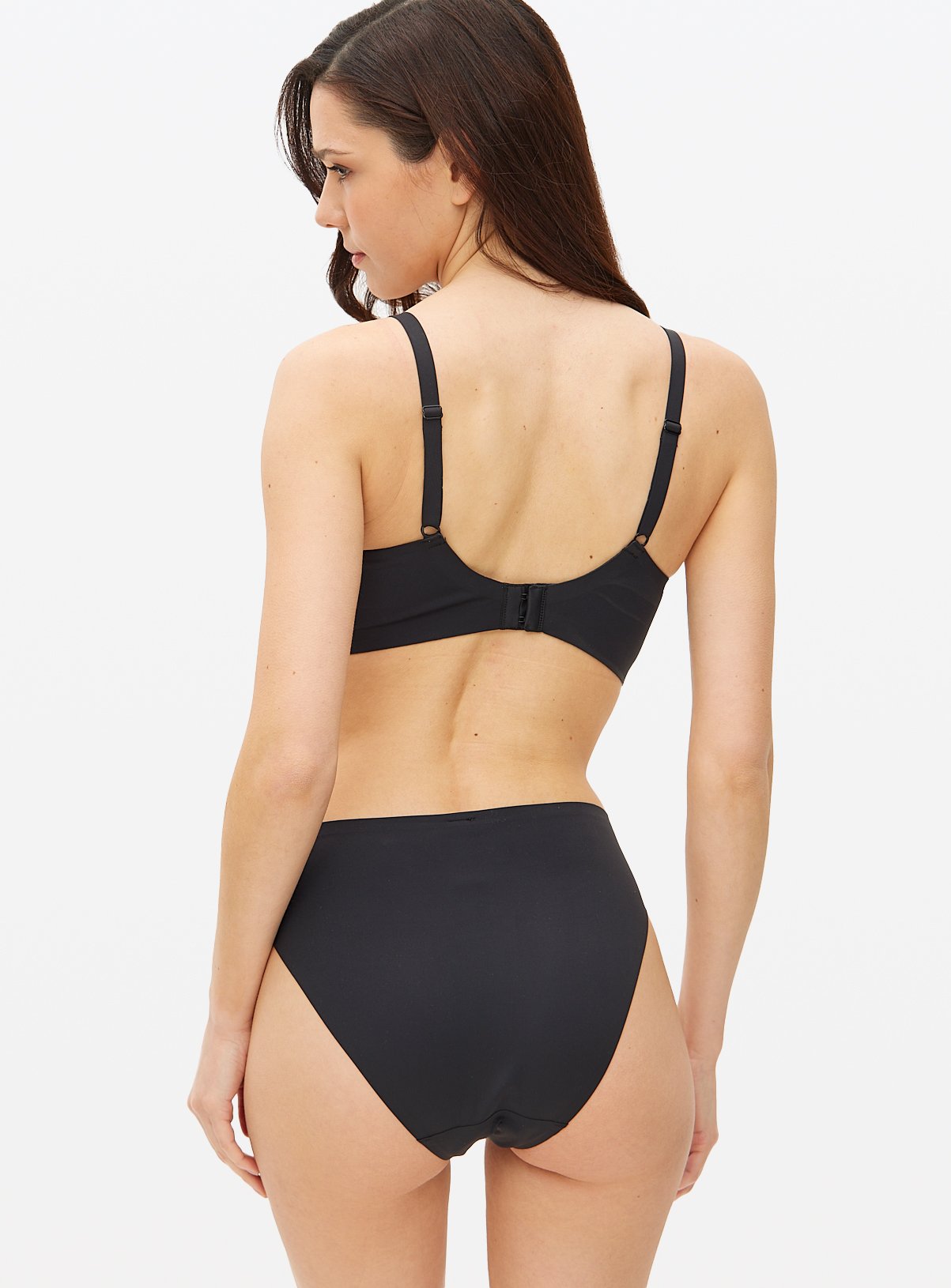 Black Bonded Flexform™ High Apex Plunge Bra XL - Image 5 thumbnail