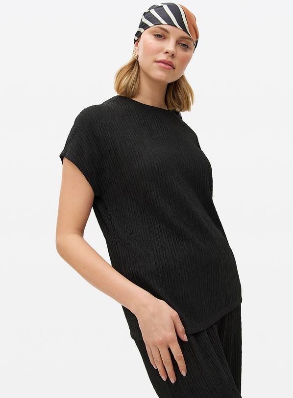 Black Textured Co-ord Top 10