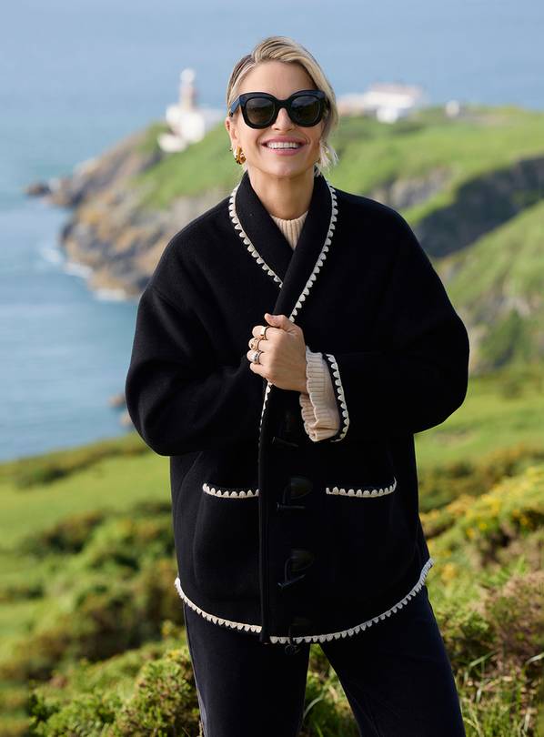 VOGUE WILLIAMS Black Trim Jacket M