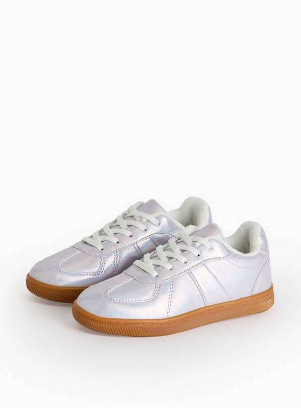 Iridescent Panel Retro Trainers  1