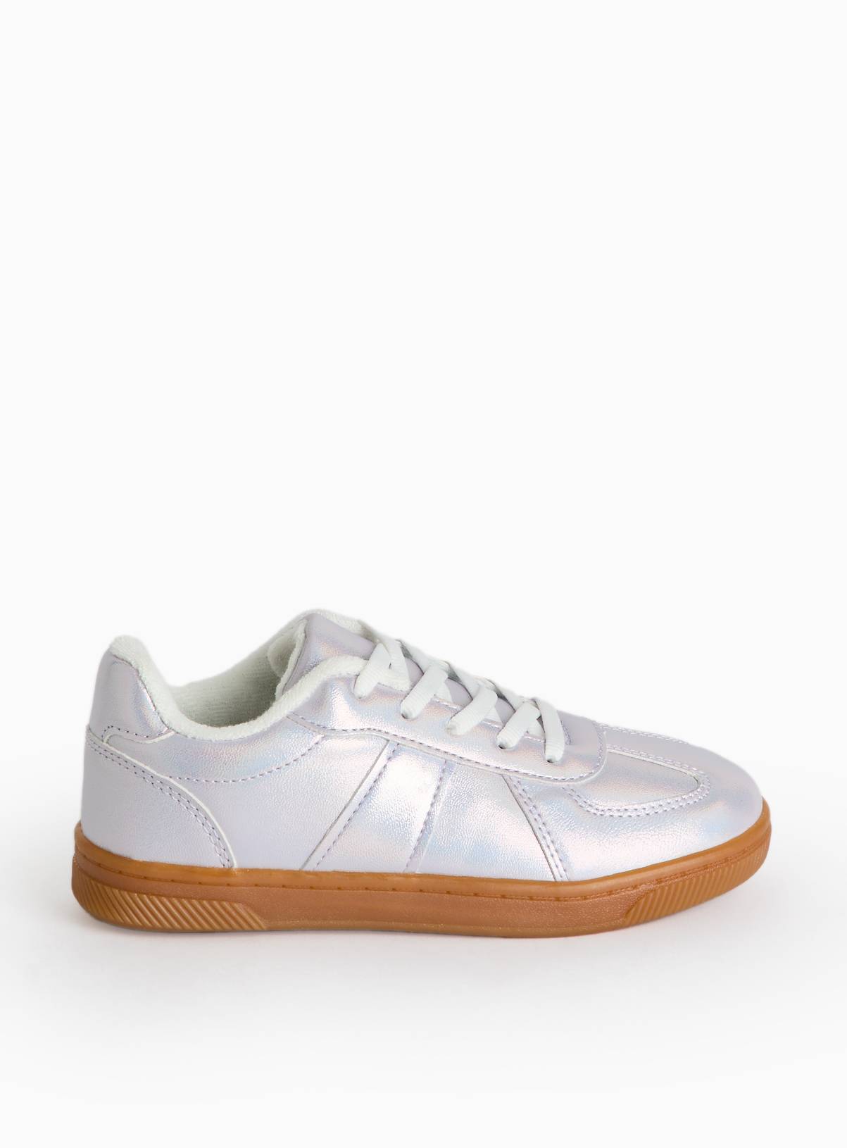 Iridescent Panel Retro Trainers  4 - Image 2