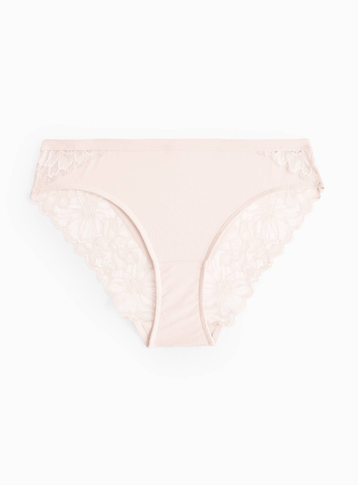 Pink Floral Lace Brazilian Knickers 16 - Image 2