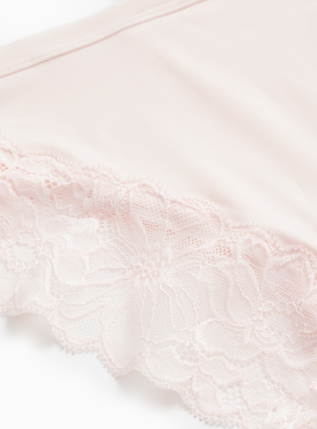 Pink Floral Lace Brazilian Knickers 16 - Image 3 thumbnail