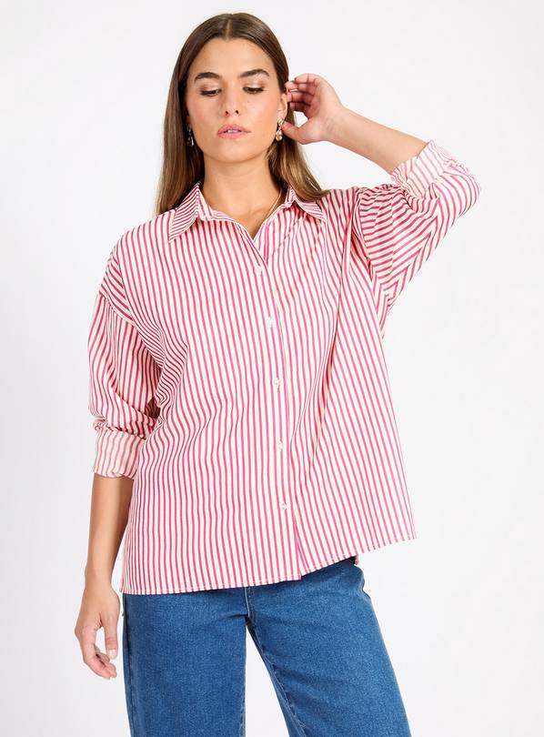 VOGUE WILLIAMS Pink Stripe Shirt S