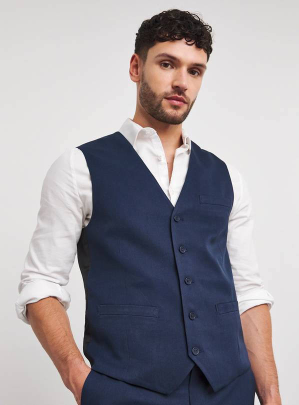 JACAMO James Waistcoat Navy 42R