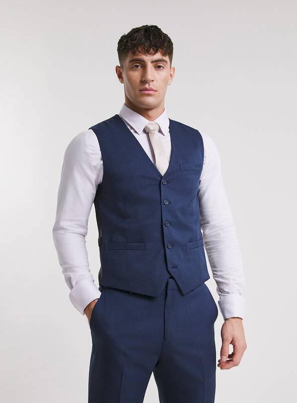 JACAMO James Waistcoat Navy 38R