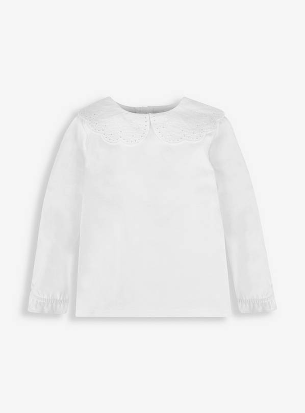 Buy JOJO MAMAN BÉBÉ Pretty Top With Broderie Collar 56 Years Tops