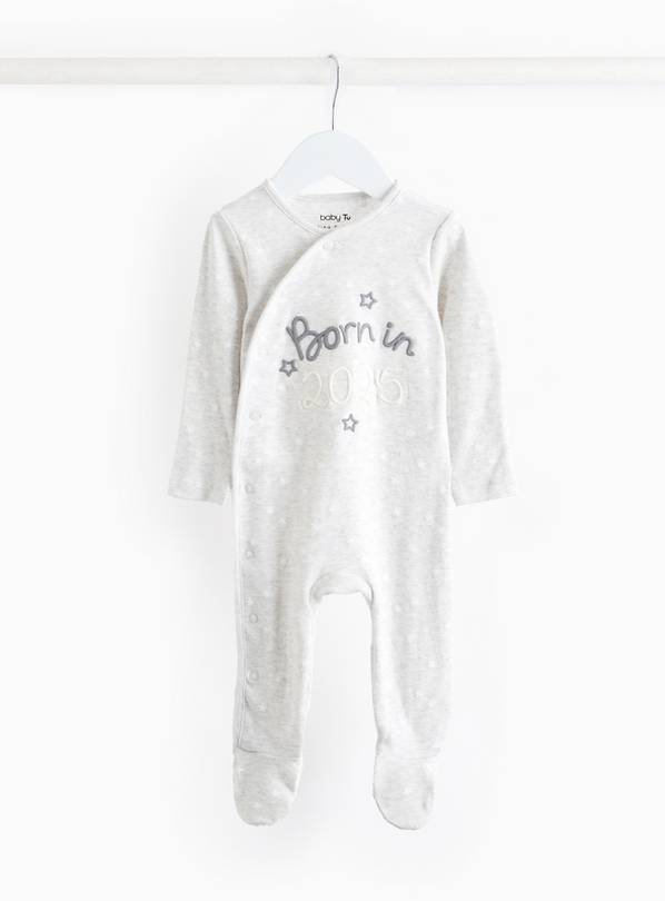 Unisex Born In 2025 Sleepsuit Up to 1 mth