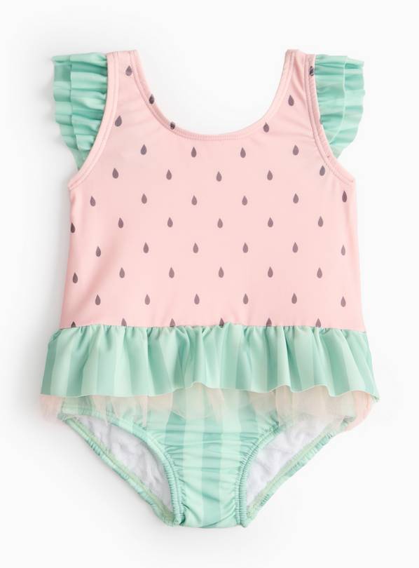 Watermelon Print Swimsuit 9-12 months