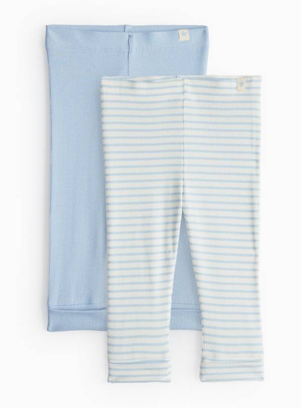 Blue Leggings 2 Pack 6-9 months