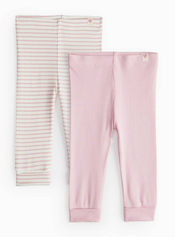 Pink Leggings 2 Pack 6-9 months