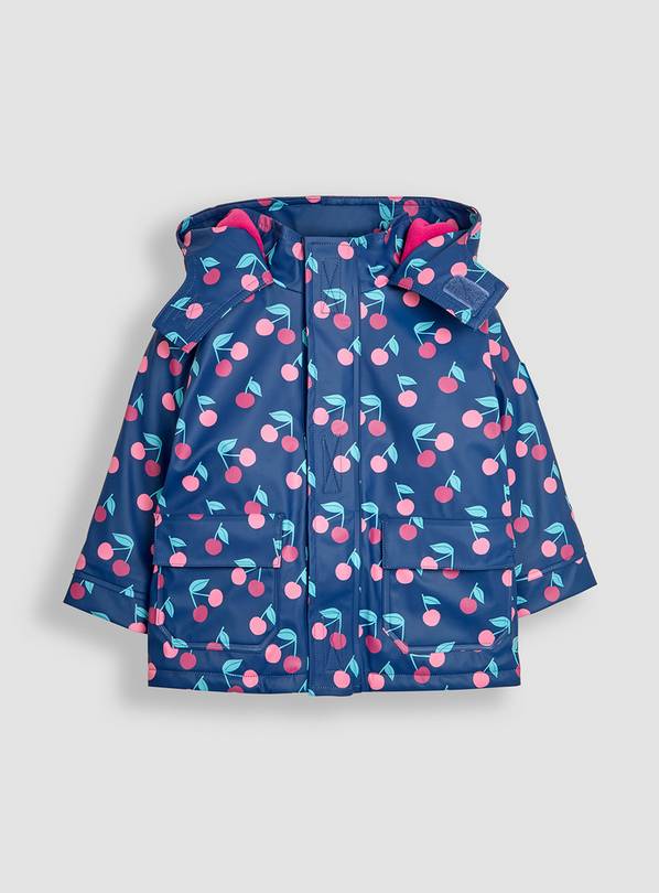 JOJO MAMAN BÉBÉ Cherry Cosy Waterproof Jacket 18-24 month