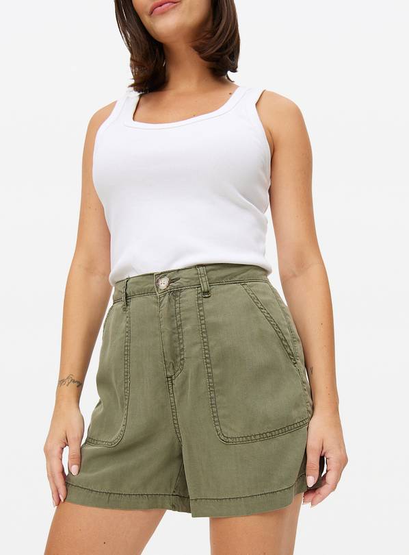 Khaki Utility Shorts 20