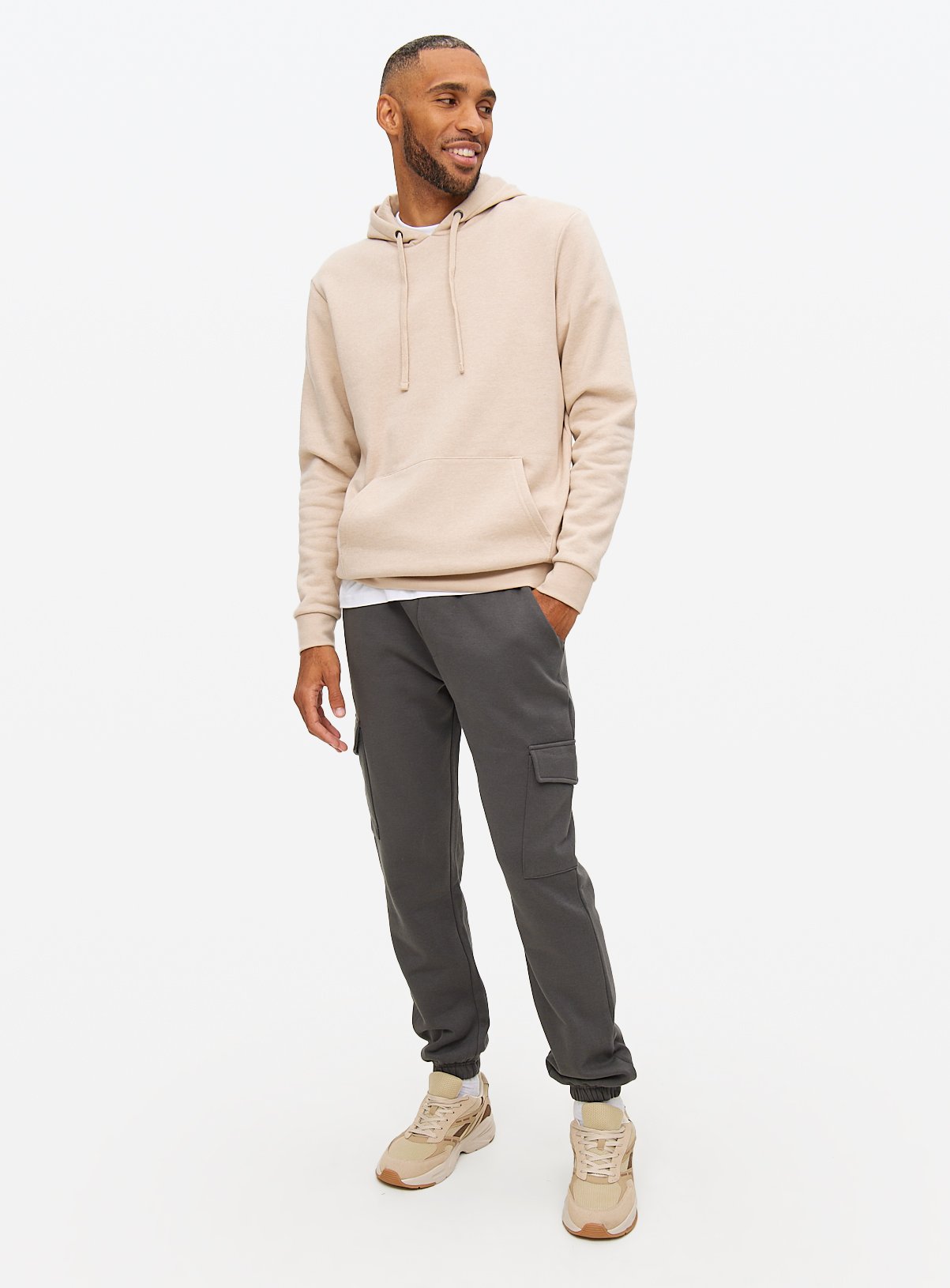 Charcoal Cargo Joggers XL - Image 2 thumbnail