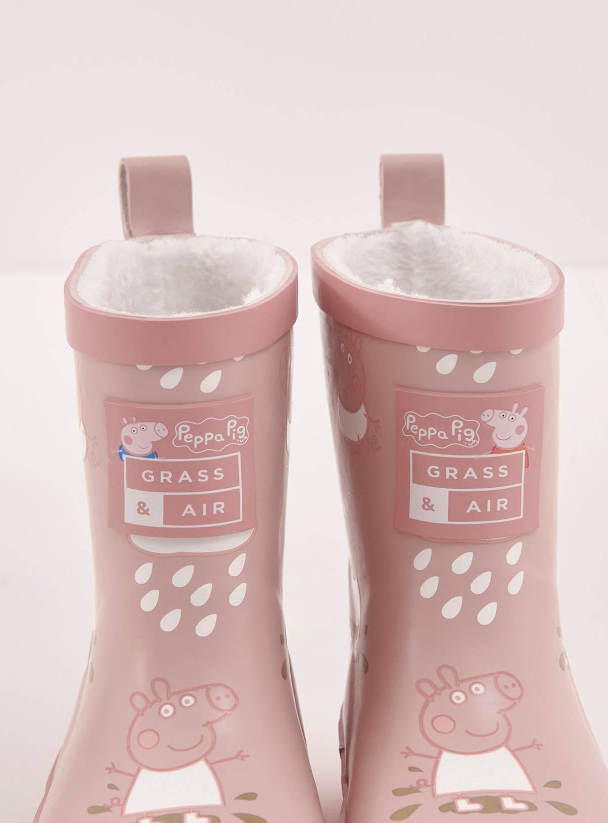 GRASS & AIR Peppa Pig Colour Changing Wellies Pink 13 Infant - Image 3