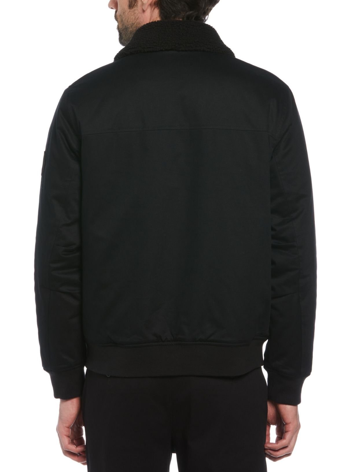 ORIGINAL PENGUIN Twill Bomber In Black XL - Image 2 thumbnail