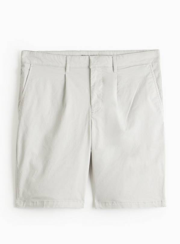 Light Grey Premium Chino Shorts 32
