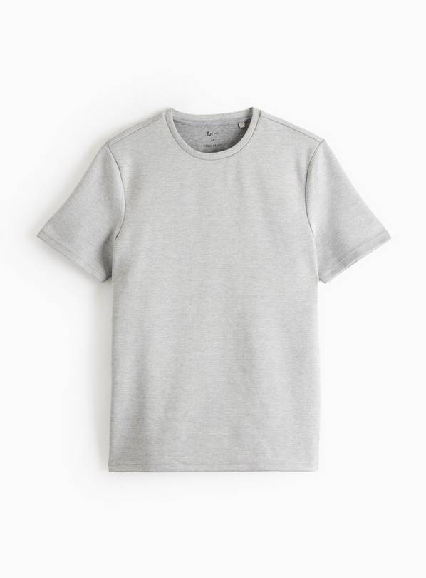 Grey Marl Elevated T-Shirt L