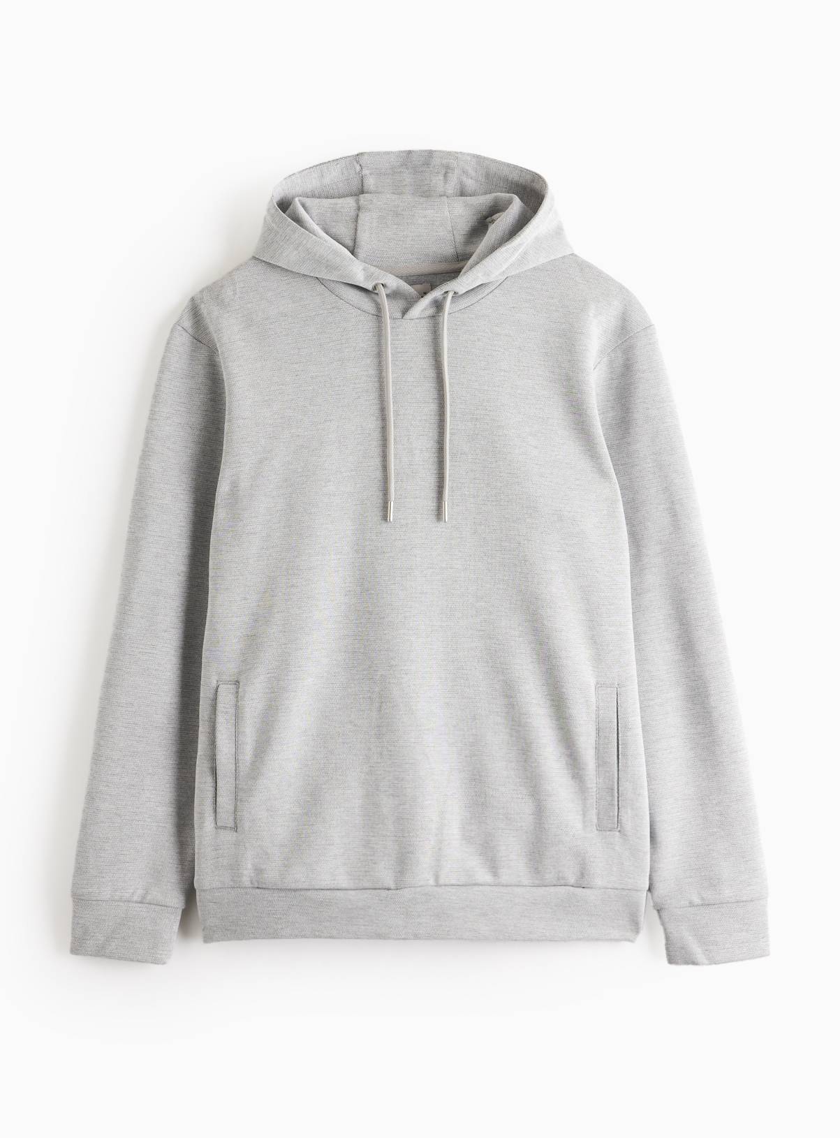 Grey Overhead Hoodie  M - Image 3