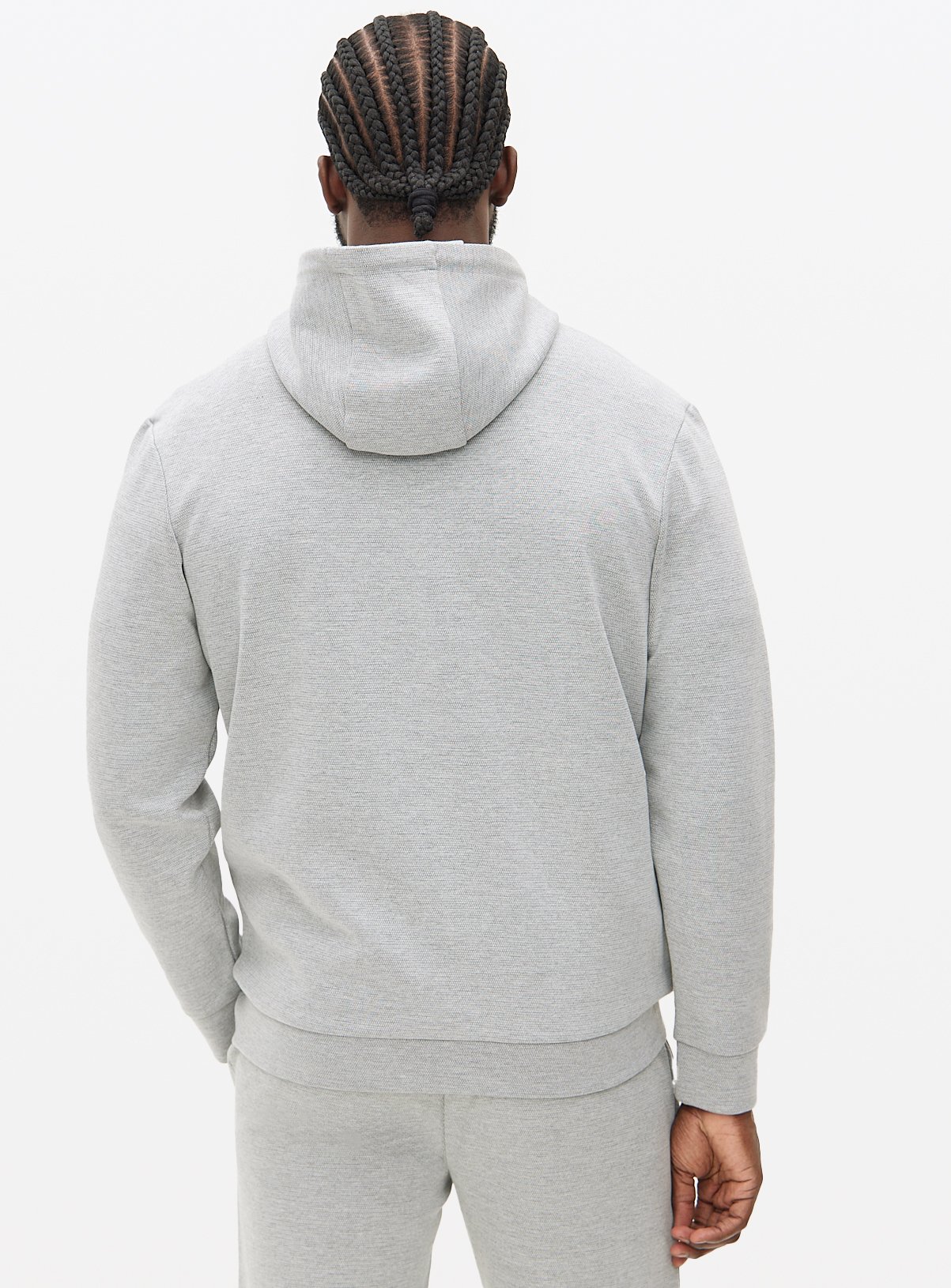 Grey Overhead Hoodie  M - Image 5 thumbnail