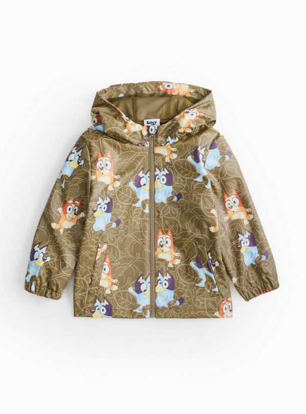 Bluey Khaki Character Print Mac 1-2 years