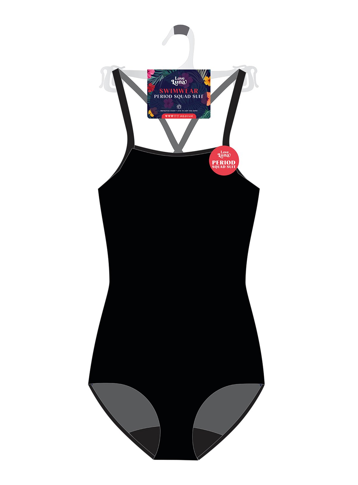 LOVE LUNA Ladies Period Squad Swimsuit 10-12 - Image 3 thumbnail