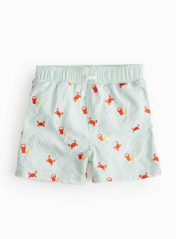 Crab Stripe Swim Shorts 12-18 months