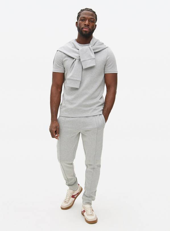 Grey Elevated Joggers  M