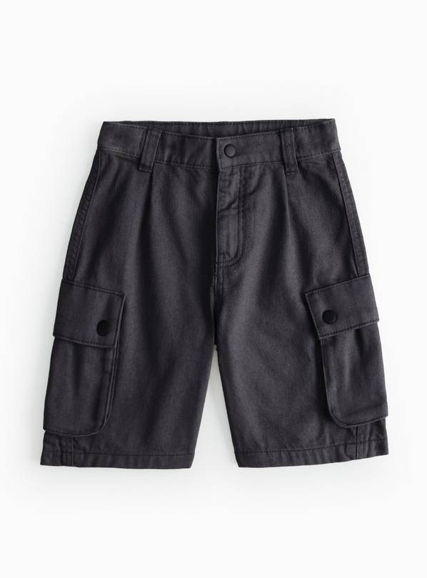 Charcoal Utility Cargo Shorts 6 years