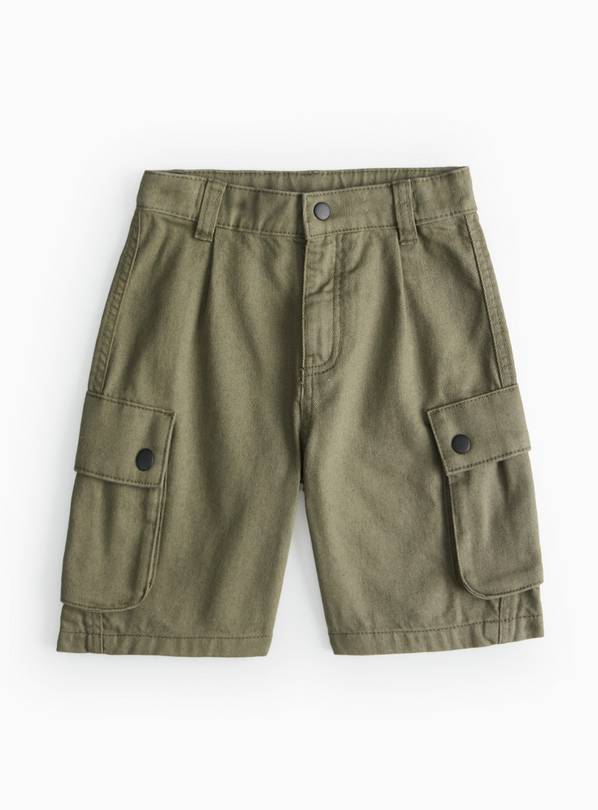 Khaki Utility Cargo Shorts 5 years