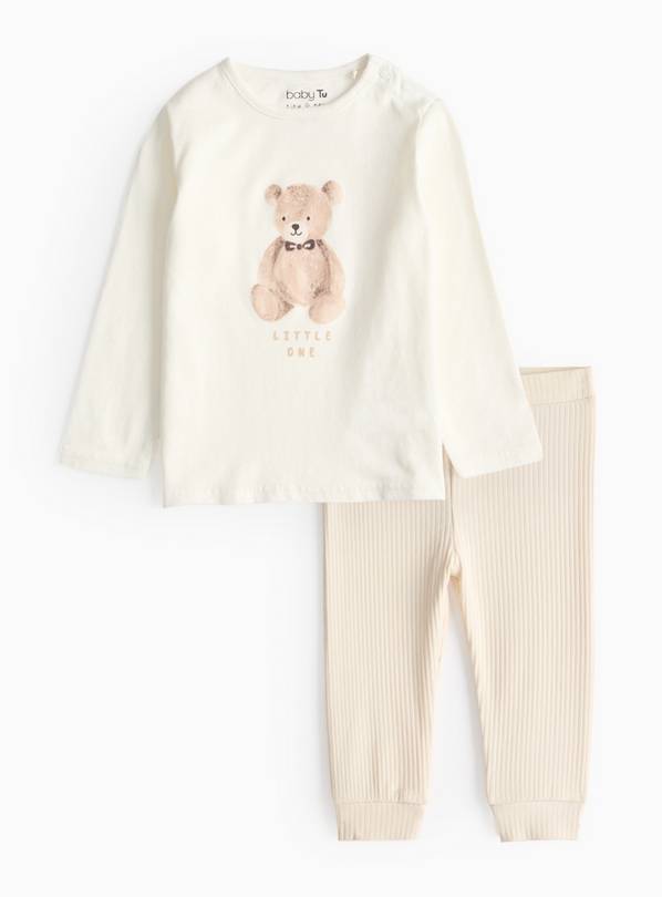 Unisex Bear Top & Leggings Set 9-12 months