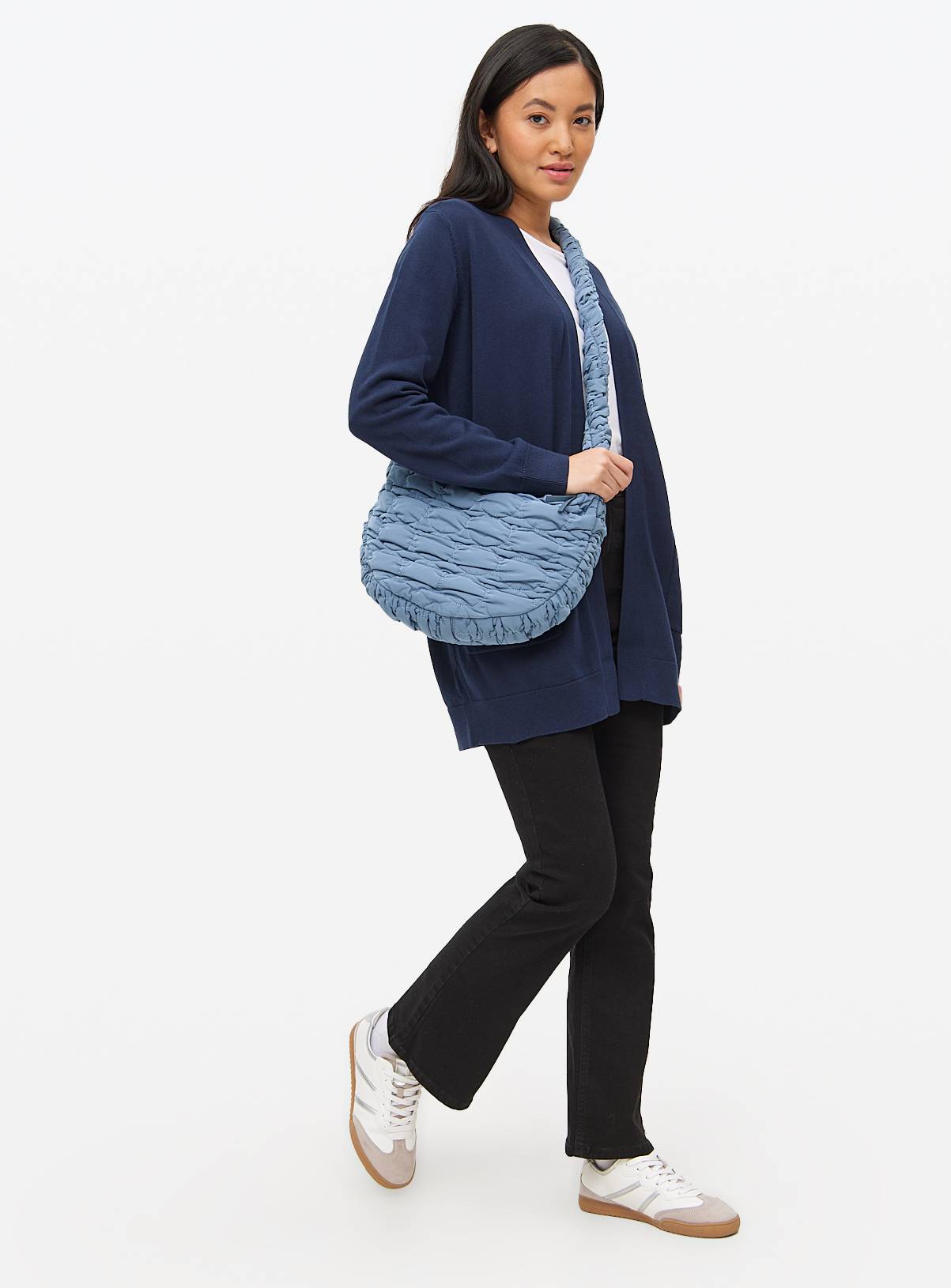 Navy Pocket Longline Cardigan 24 - Image 3