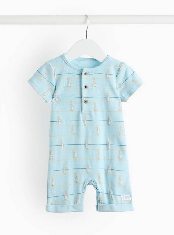 Peter Rabbit Blue Stripe Romper 9-12 months