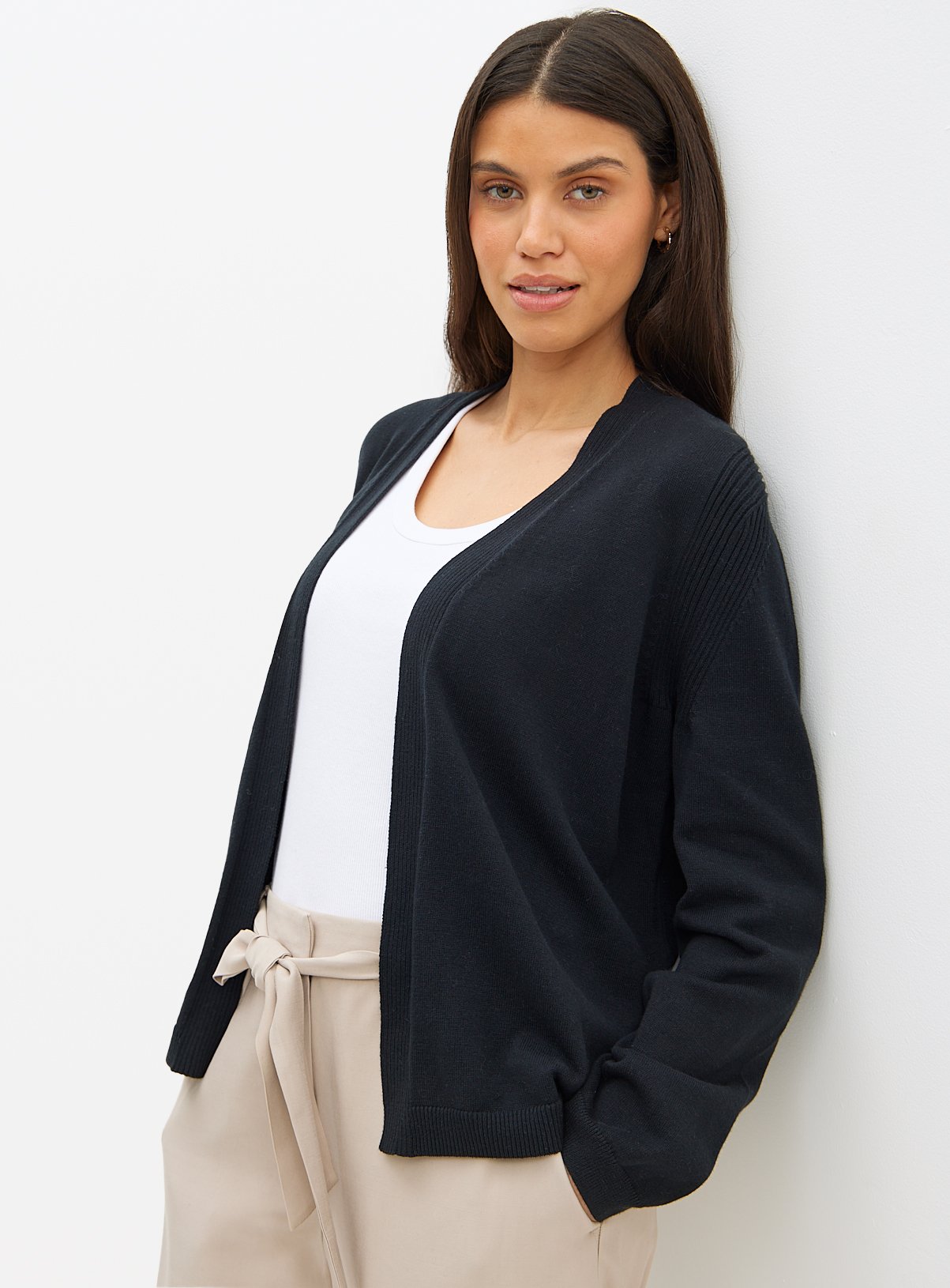 Black Core Cropped Cardigan 10 - Image 1 thumbnail