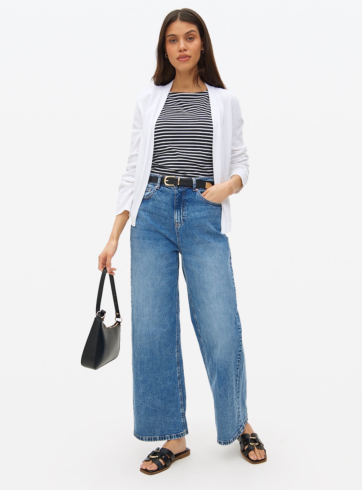 White Core Cropped Cardigan 8 - Image 2 thumbnail