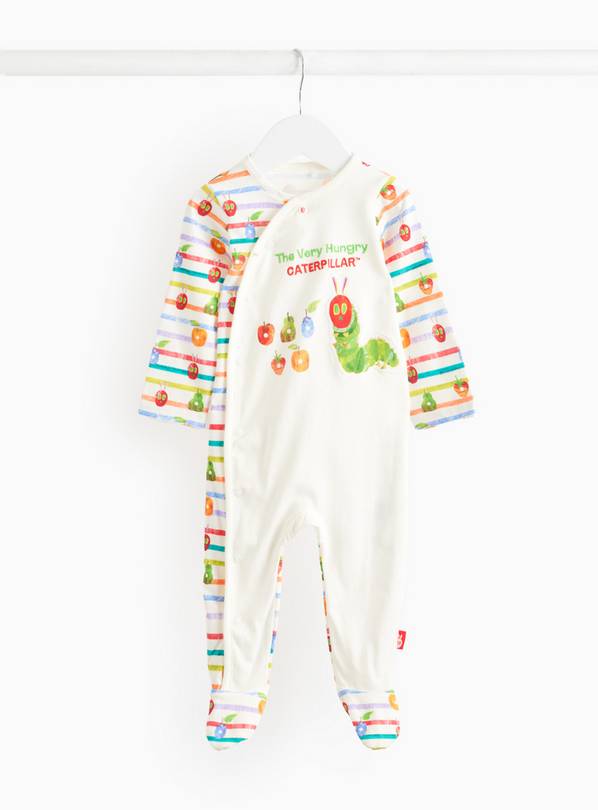 Buy The Very Hungry Caterpillar White Sleepsuit Newborn