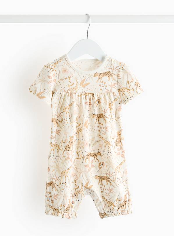 Safari Print Jersey Romper 6-9 months