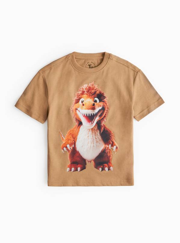 Brown Graphic Print T-Shirt 1-2 years