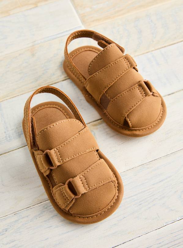 Brown Sandals 3-6 months