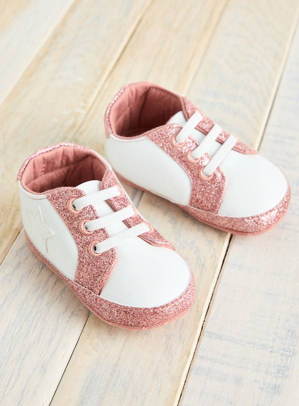 Pink Star Trainer Shoe 3-6 months