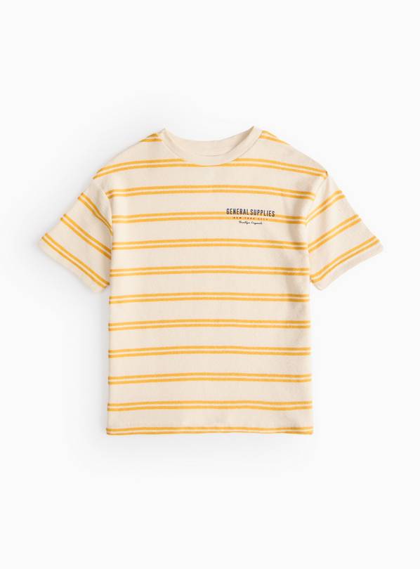 Yellow Stripe Short Sleeve T-Shirt 5 years