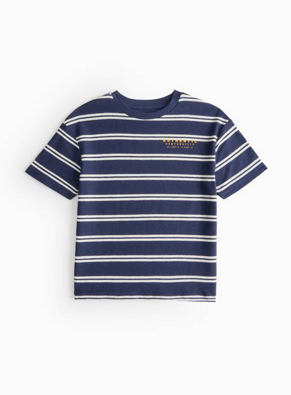 Navy Stripe Short Sleeve T-Shirt 5 years