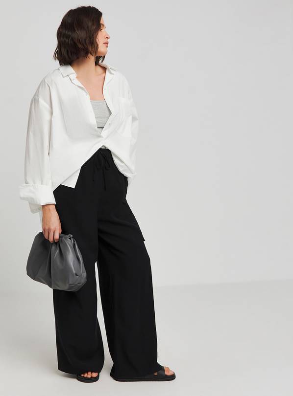 SIMPLY BE Drawcord Waist Utility Wide Leg Trouser 22