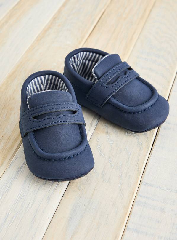 Navy Loafers 6-9 months