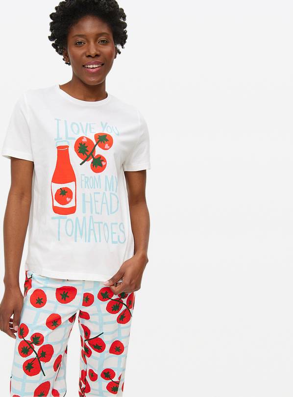 Mini Me Mother's Day Tomatoes Pyjama Set L